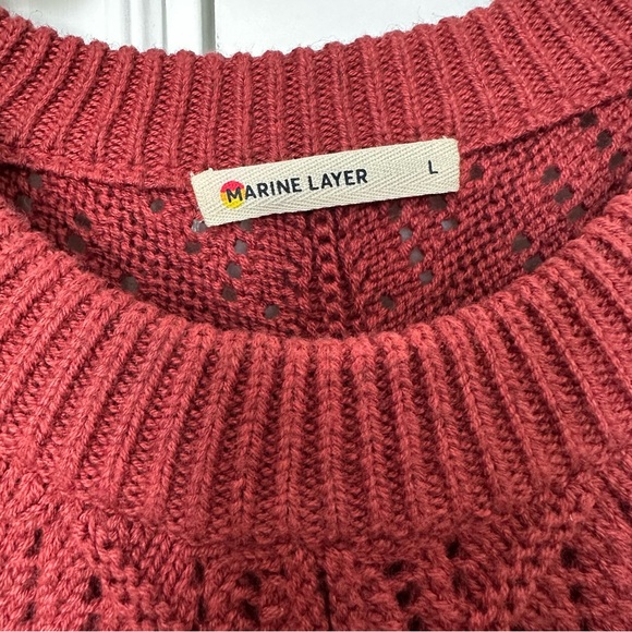 Marine Layer Brooke Sweater Vest Size Large - Picture 9 of 11